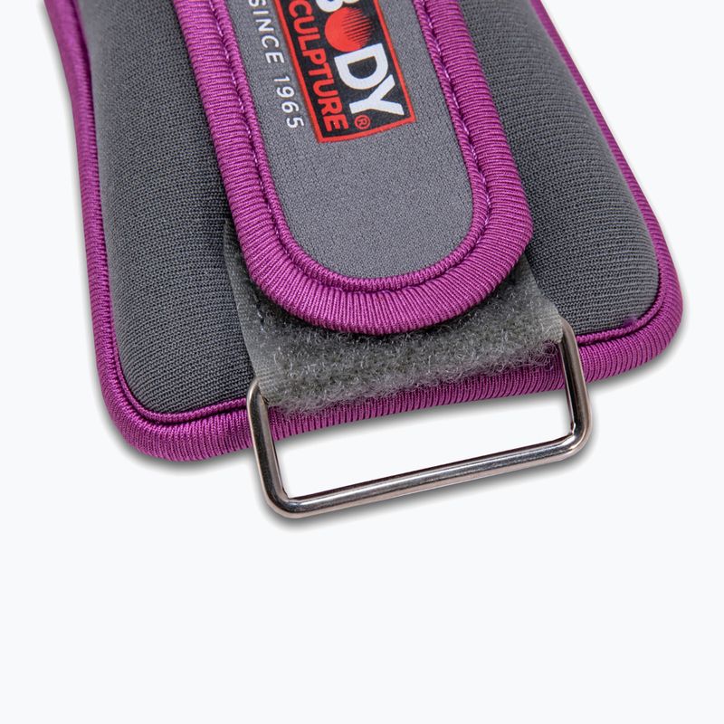 Závaží na zápěstí Body Sculpture Bb 2700U 2 x 0,5 kg grey/purple 4
