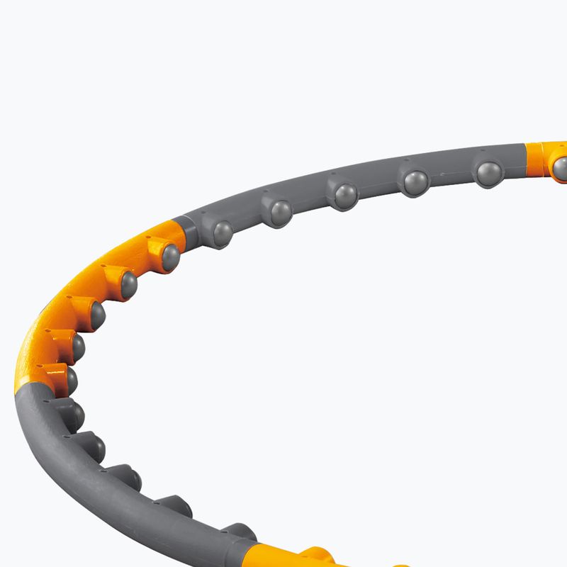 Hula hoop s závažím Body Sculpture Bb 6430 1.2 Kg grey/orange 3