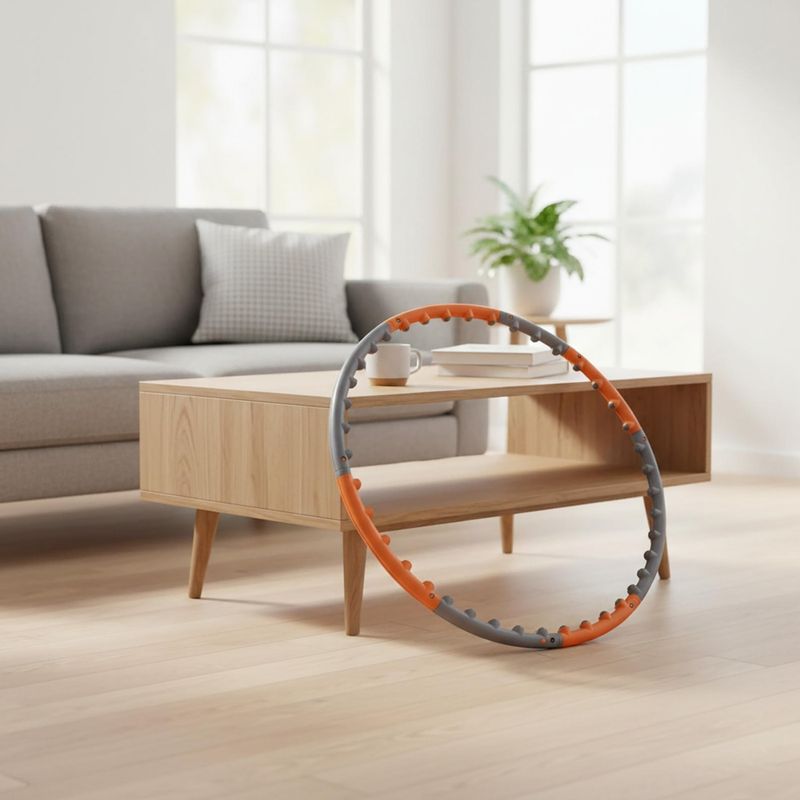 Hula hoop s závažím Body Sculpture Bb 6430 1.2 Kg grey/orange 8