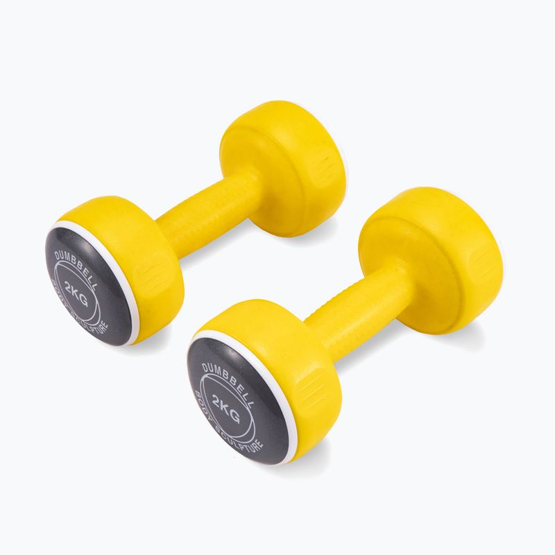 Sada činek s držákem Body Sculpture Smart Bw 108Dt 24 kg yellow/blue/black 3
