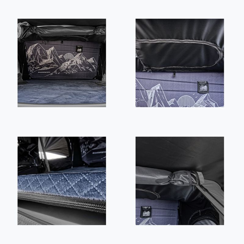 Střešní stan pro 2 osoby OFFLANDER Fold 2 Wolf gray 8
