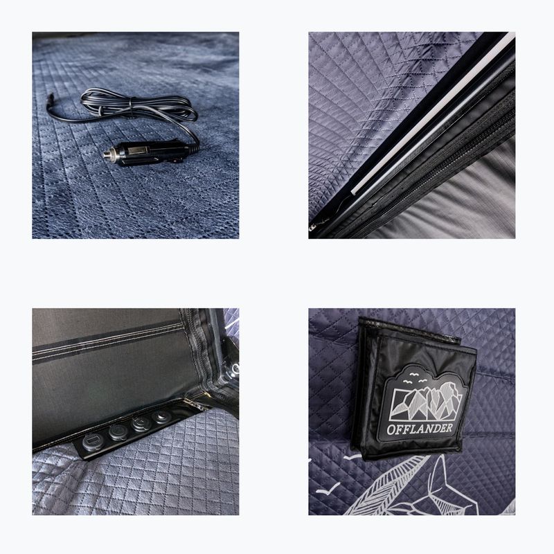 Střešní stan pro 2 osoby OFFLANDER Fold 2 Wolf gray 9