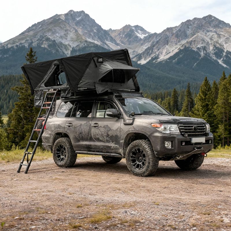 Střešní stan pro 2 osoby OFFLANDER Fold 2 Wolf gray 14
