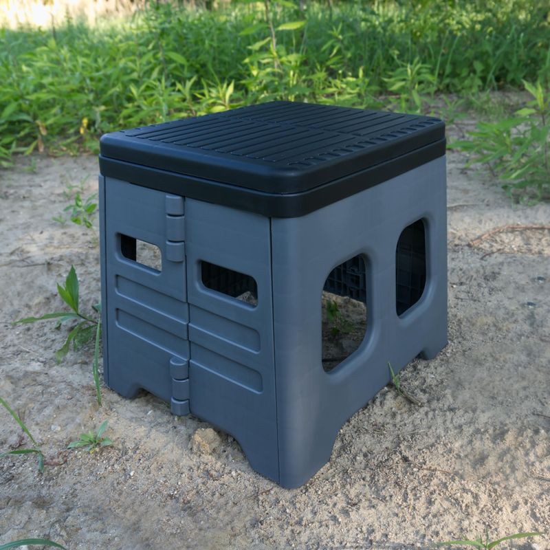 Turistická toaleta OFFLANDER Portable Folding Camping Toilet black 4