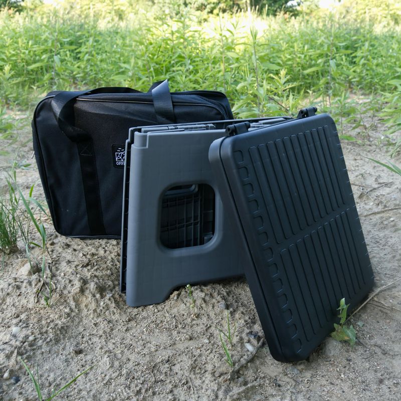 Turistická toaleta OFFLANDER Portable Folding Camping Toilet black 7