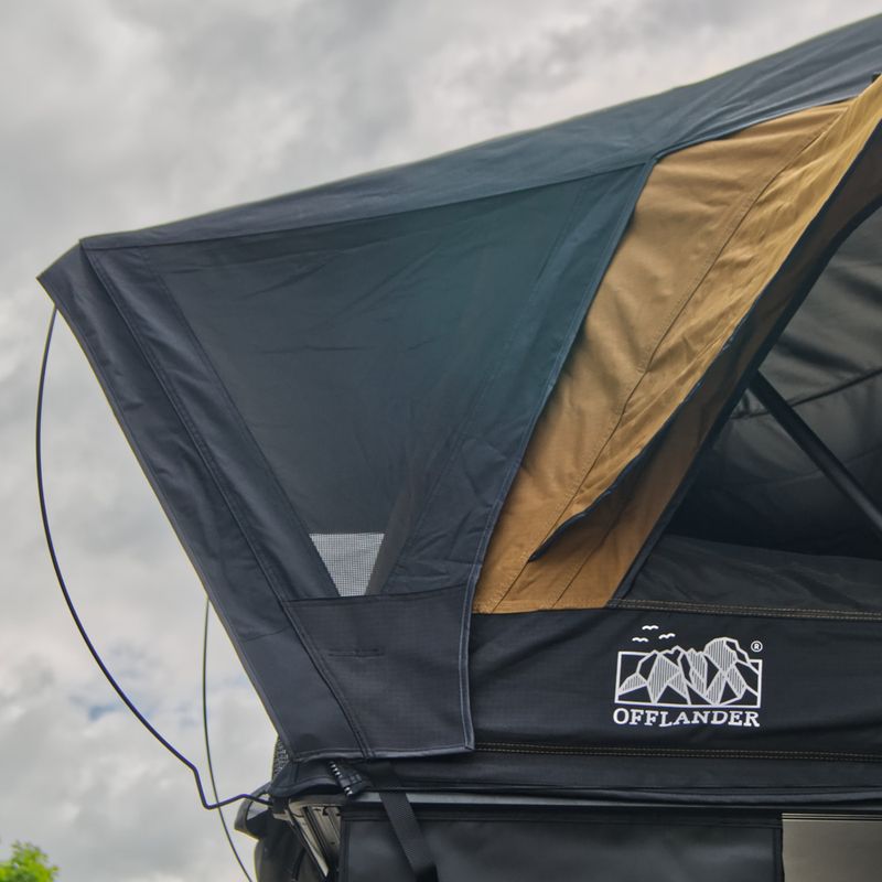 Střešní stan pro 3 osoby OFFLANDER Fold E 150 brown/black 11