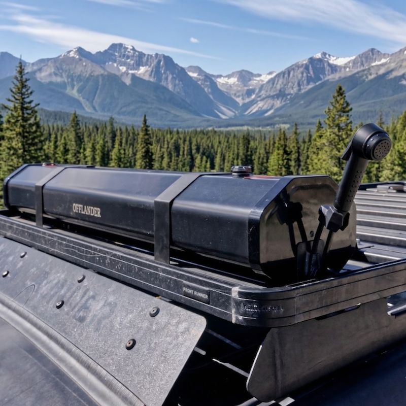 Turistická sprcha Offlander Off_Cacc_Shower30 ze zbiornikiem 30 l black 10