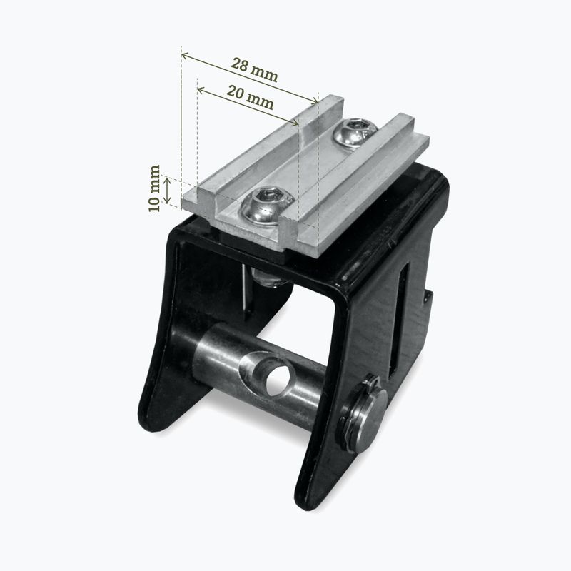 Montážní držák OFFLANDER Anti-Theft Roof Tent Brackets 4 pack black 8