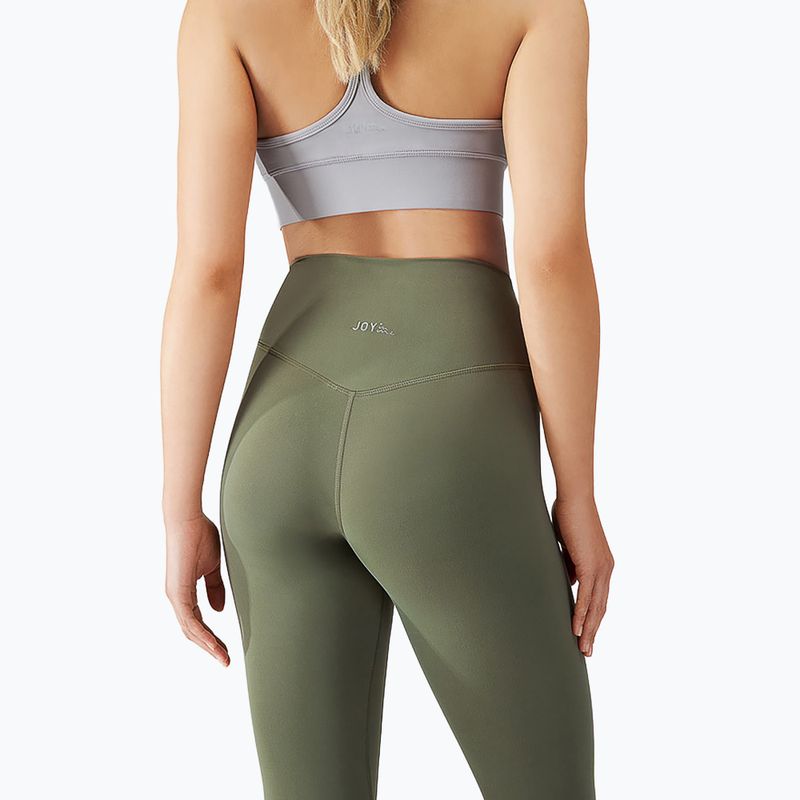 Dámské legíny na jógu JOYINME 7/8 Unity, ease™ zelené 801135 3