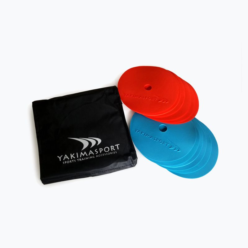 Yakimasport ploché popisovače 12 ks červená/modrá 100384