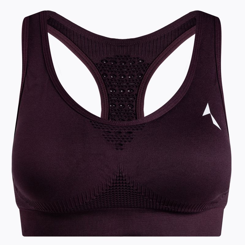 Biustonosz fitness Carpatree Phase Seamless vínová CP-PSB-BU
