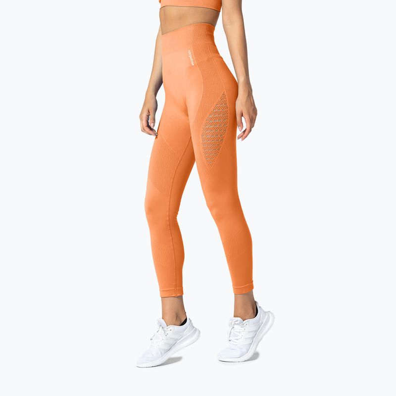 Dámské bezešvé legíny Carpatree Phase Seamless orange CP-PSL-PE