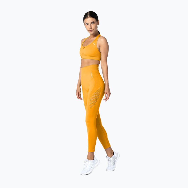 Carpatree Phase Seamless yellow fitness podprsenka CP-PSB-GY 2