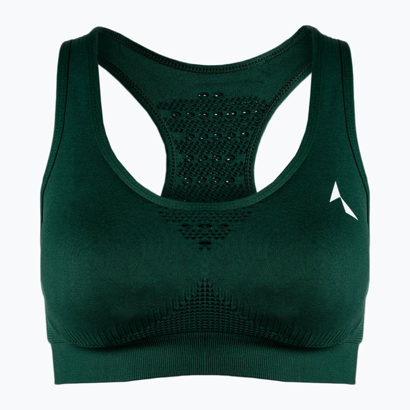 Fitness podprsenka Carpatree Phase Seamless zelená CP-PSB-BG