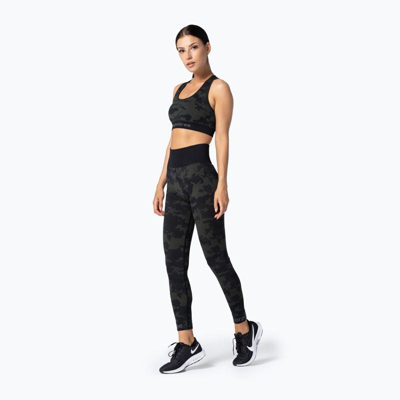 Fitness podprsenka Carpatree Camo Seamless green 3