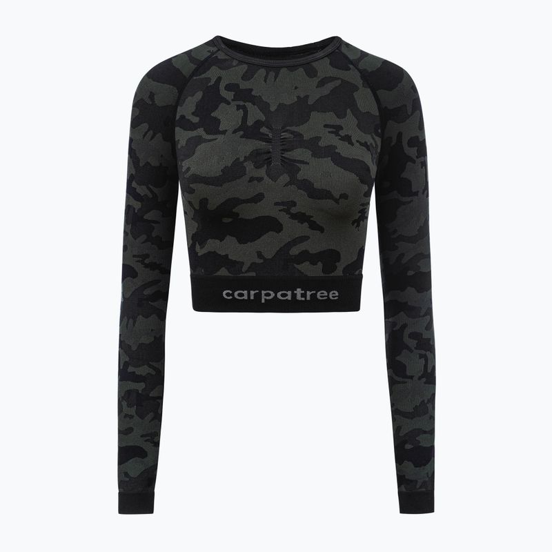 Dámský fitness top Carpatree Camo Seamless green 5