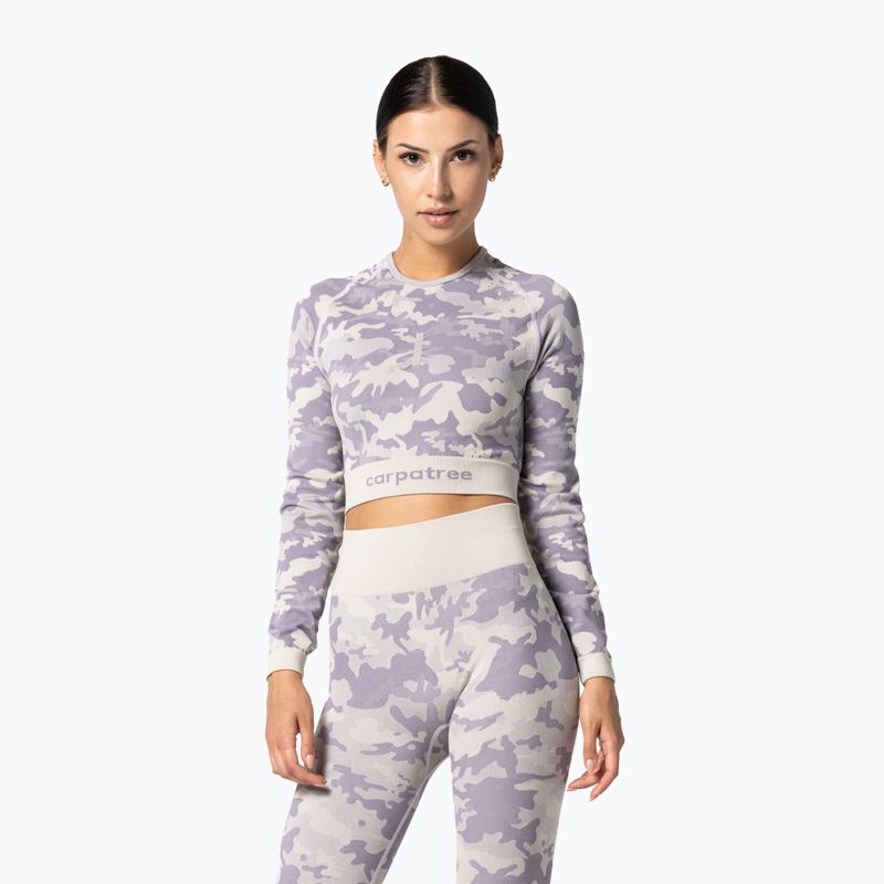 Dámský fitness top Carpatree Camo Seamless purple