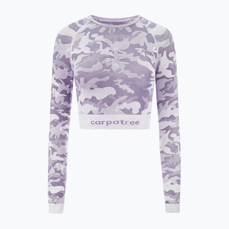 Dámský fitness top Carpatree Camo Seamless purple 5