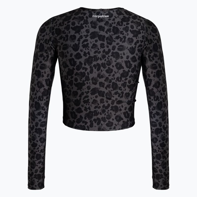 Dámské termo tričko Carpatree Gaia Thermoactive Panter LS černo-šedé 2