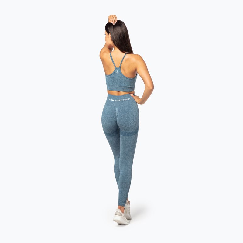 Dámské tréninkové legíny Carpatree Allure Seamless mallard blue 3