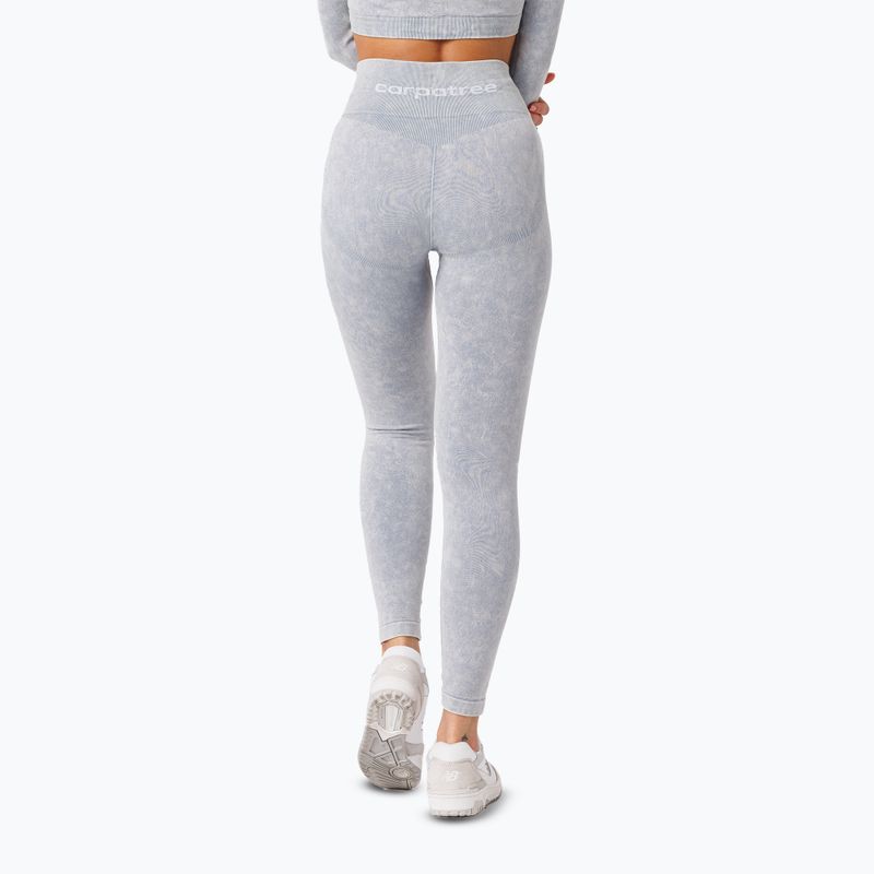 Dámské tréninkové legíny Carpatree Yasmine Seamless blue stone wash 3