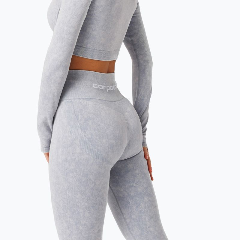 Dámské tréninkové legíny Carpatree Yasmine Seamless blue stone wash 7