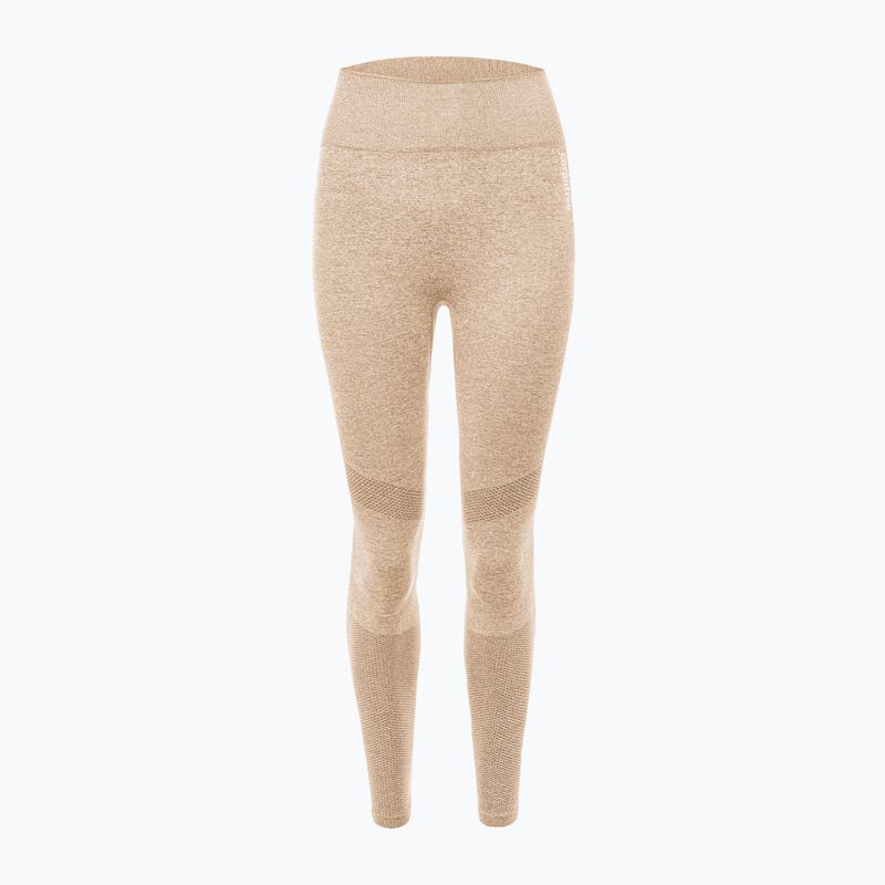 Dámské sportovní legíny  Carpatree Vibe Seamless beige melange 5