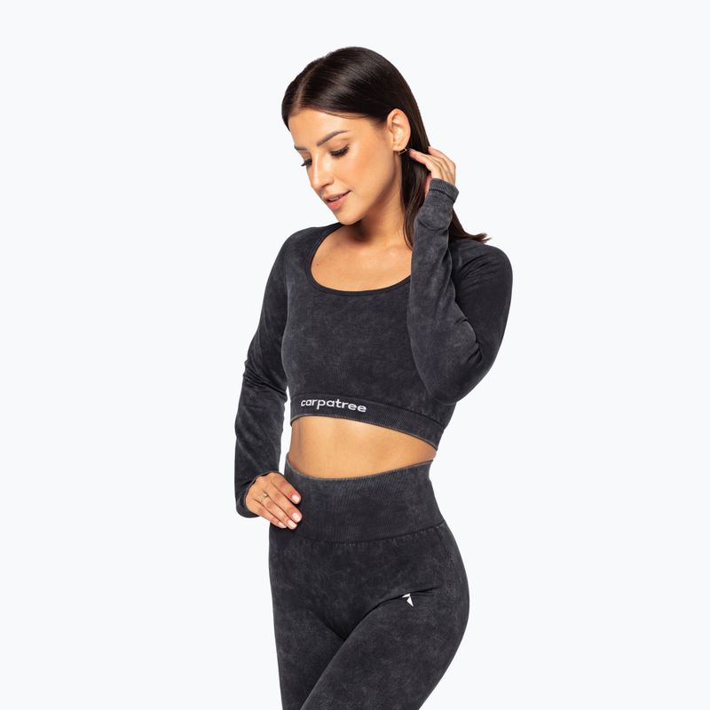 Dámský tréninkový top Carpatree Yasmine Seamless Longsleeves black