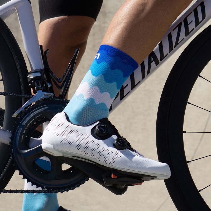 LUXA Tenerife modré cyklistické ponožky LUHE21SSTBLS 6