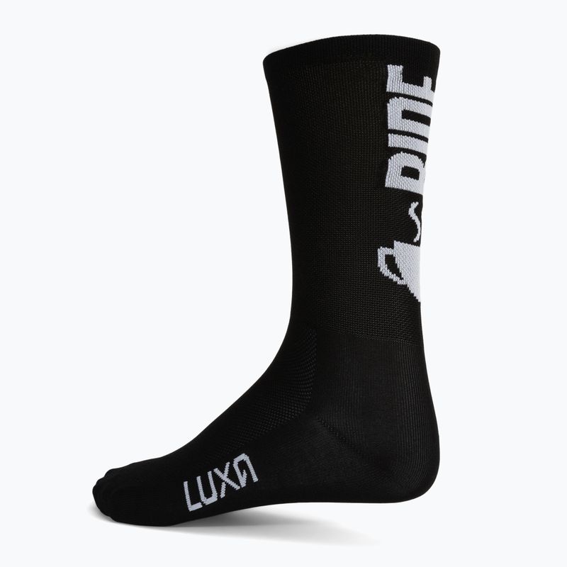LUXA Coffee Ride cyklistické ponožky černé LAM21SCRBS1 5