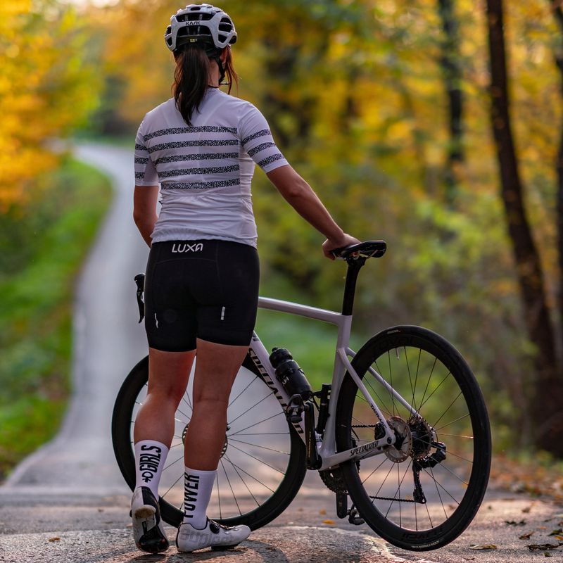 Dámské cyklistické ponožky LUXA Girls Power white LAM21SGPS1 9