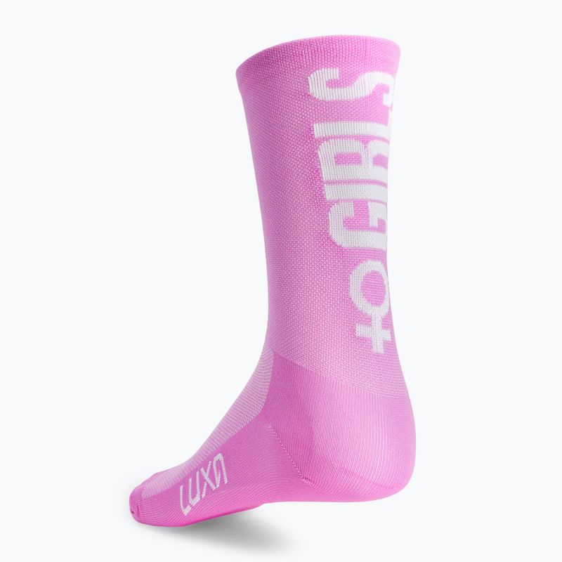 Dámské cyklistické ponožky LUXA Girls Power pink LAM21SGPL1S 4