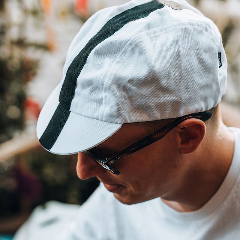 LUXA Classic Stripe baseballová čepice bílo-černá LULOCKCSW 2