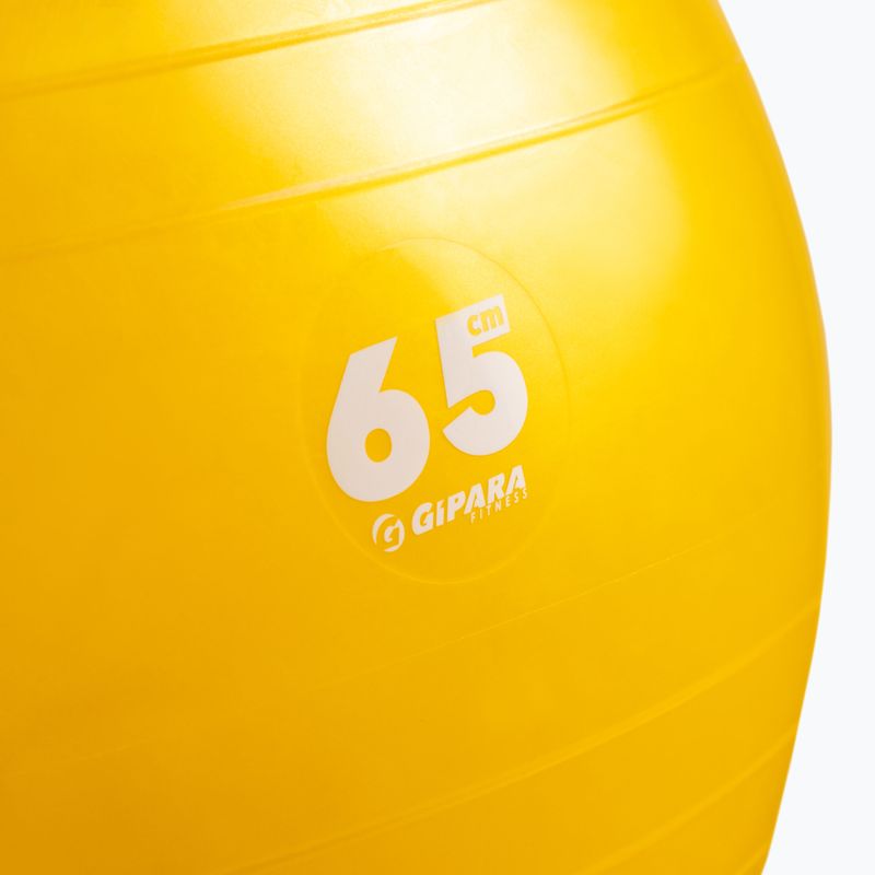 Fitness míč Gipara žlutý 3999 2