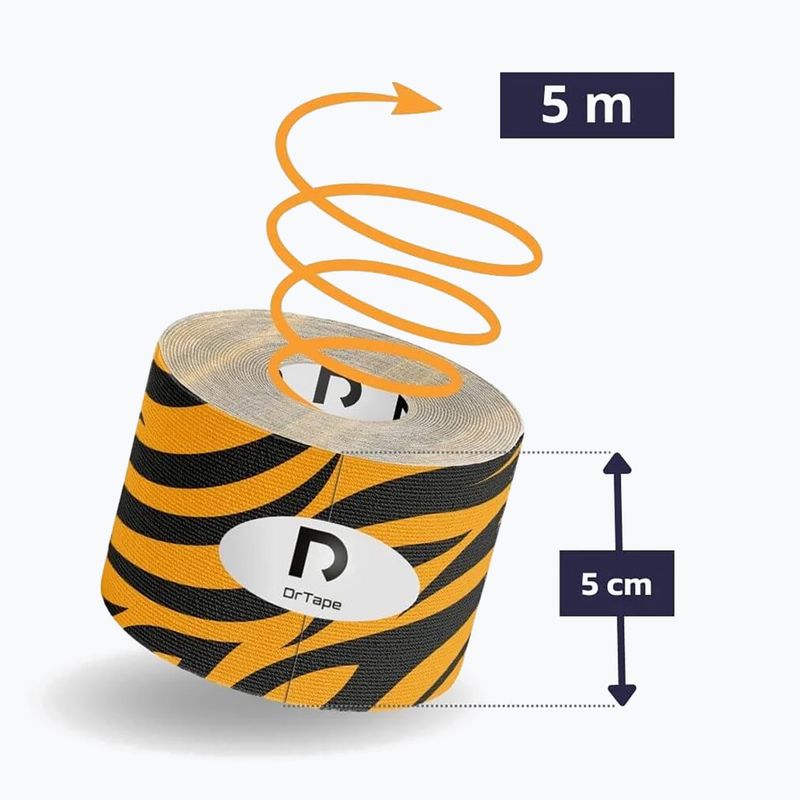 Kinesiotapingová páska DrTape Kinesiology Tape tiger 2