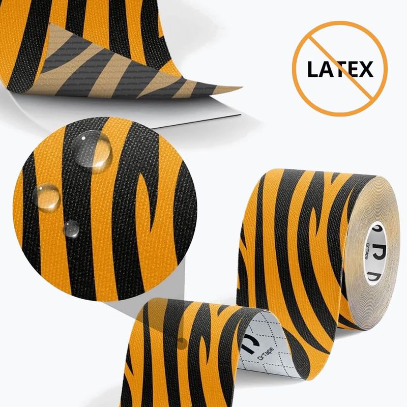 Kinesiotapingová páska DrTape Kinesiology Tape tiger 3