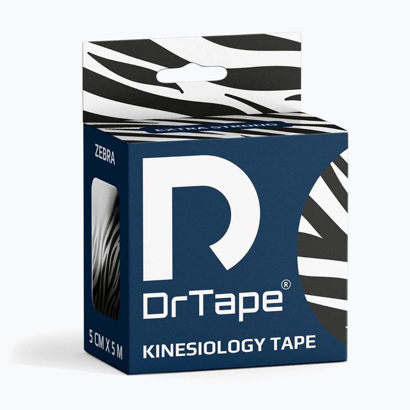 Kinezio tejp DrTape Kinesiology Tape zebra 4