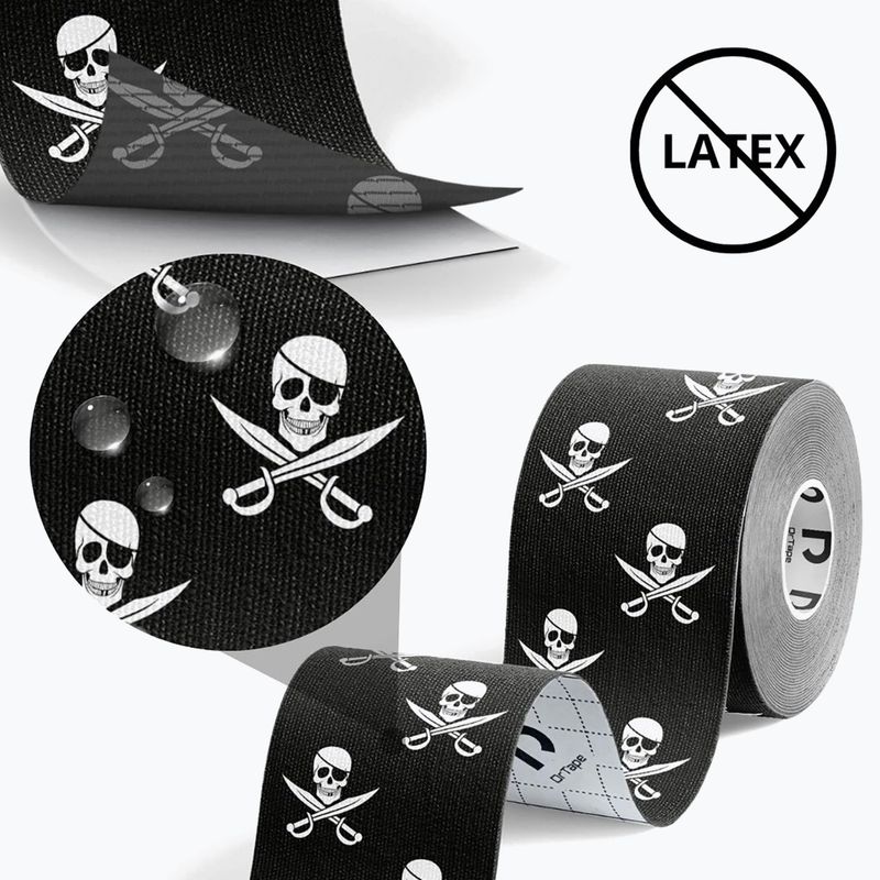Kinesiotapingová páska DrTape Kinesiology Tape pirate 3