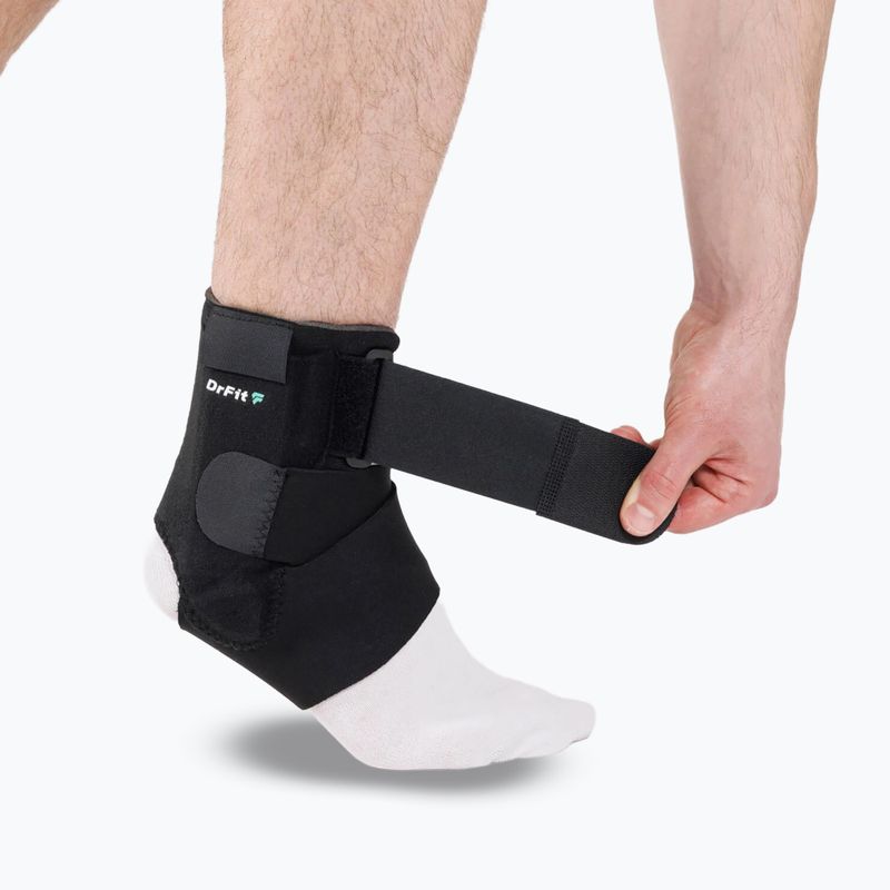 Ortéza na kotník DrFit black 3