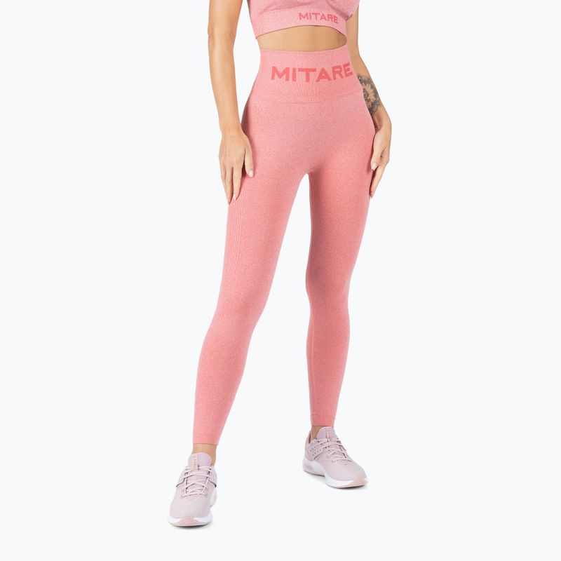 Dámské legíny MITARE Push Up Max růžové K001