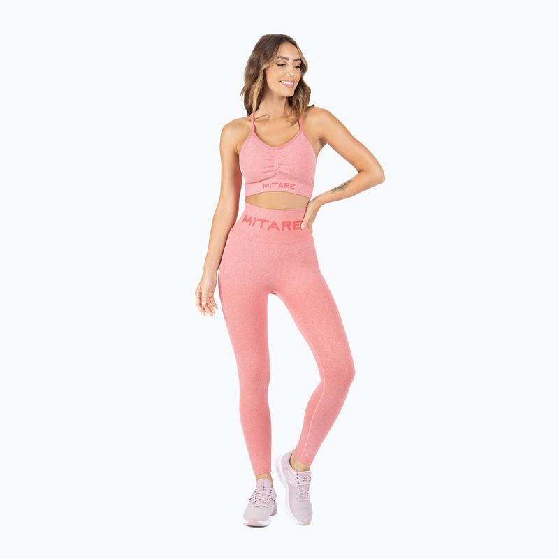 Dámské legíny MITARE Push Up Max růžové K001 2