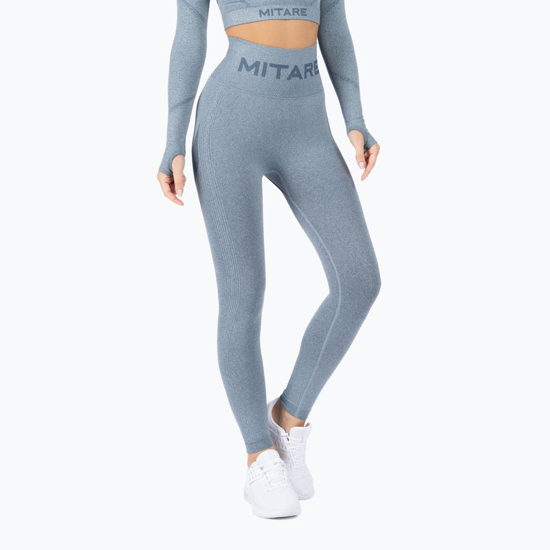 Dámské legíny MITARE Push Up Max modré K001