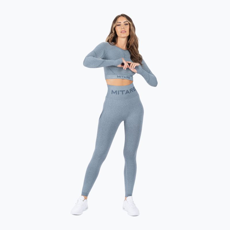 Dámské legíny MITARE Push Up Max modré K001 2