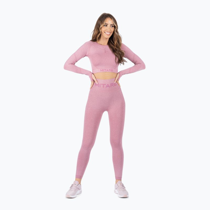 Dámské legíny MITARE Push Up Max růžové K001 2