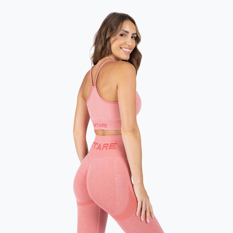 Fitness podprsenka MITARE Push Up Max růžová K002 3