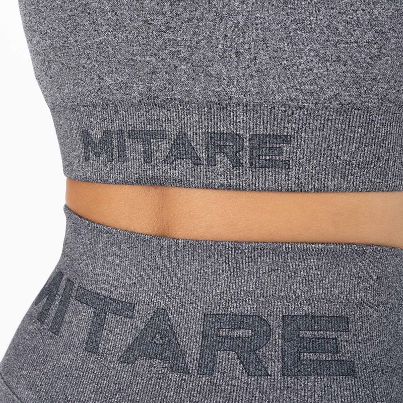 Fitness podprsenka MITARE Push Up Max tmavě šedá K002 5