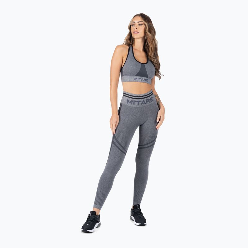 Dámské legíny MITARE Slim Push Up tmavě šedé K078 2