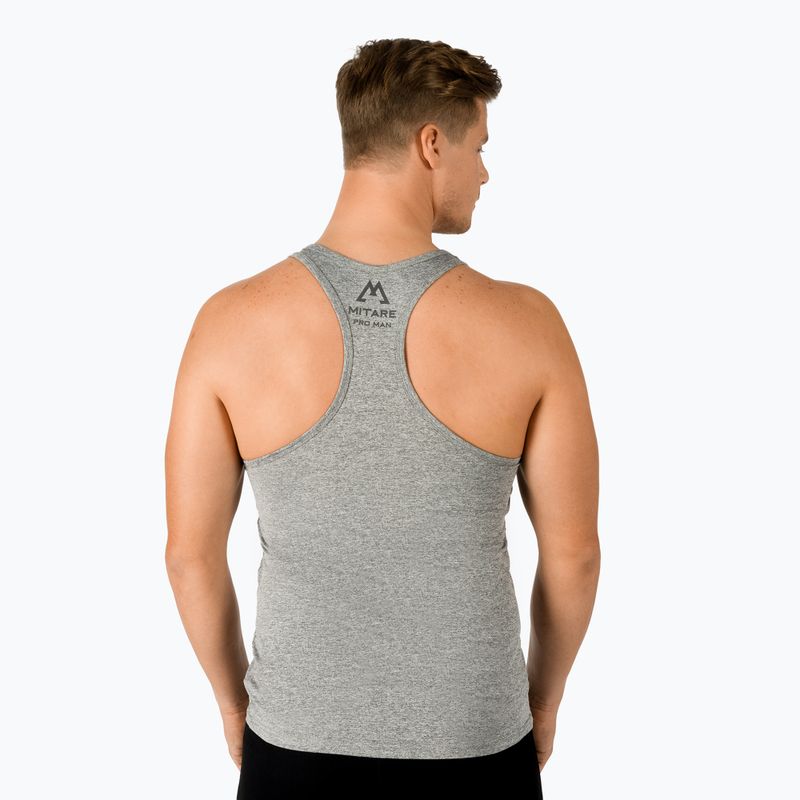 Pánský tréninkový tank top MITARE PRO šedý K095 2