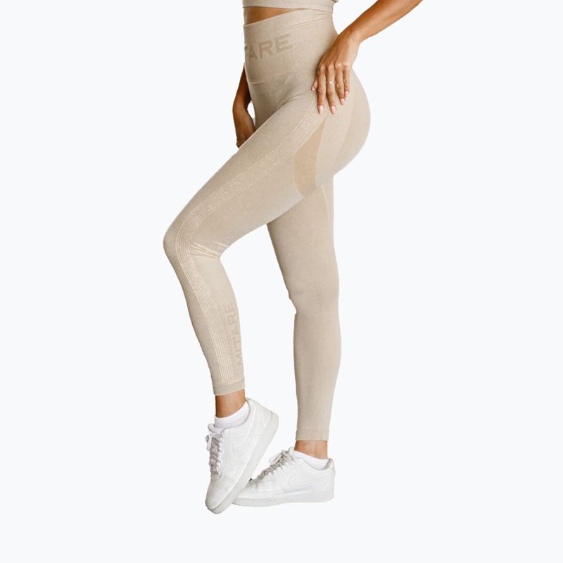 Dámské legíny MITARE Push Up Max béžové K001 7