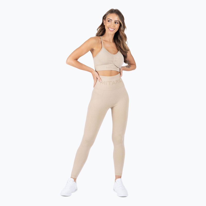 Dámské legíny MITARE Push Up Max béžové K001 2
